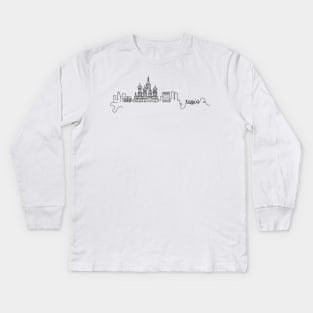 Russia City Signature Kids Long Sleeve T-Shirt